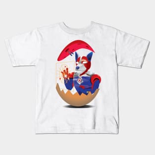 Easter Egg I-RONDOG Kids T-Shirt